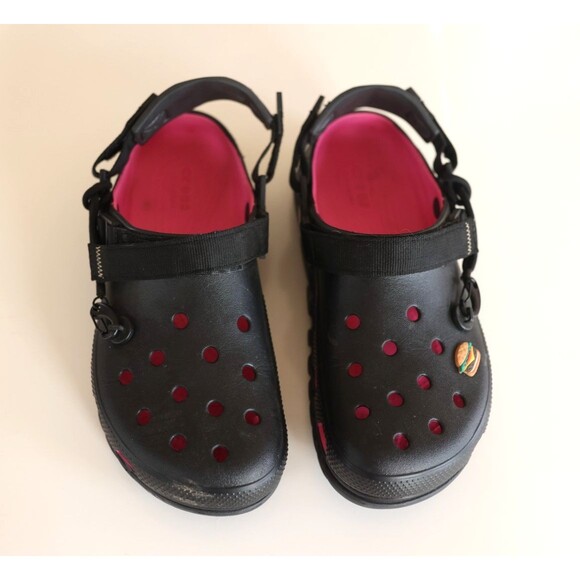 Crocs X Post Malone Duet Max 2 Men 11 Posty Black Pink Slip On Clog main image 9